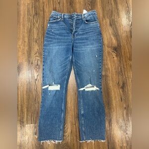 Abercrombie & Fitch ultra high rise mom Jean size 27/4R